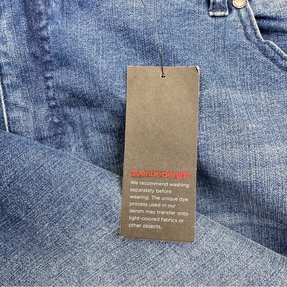 New Avenue Blue Denim Jeans Women’s size 26 A Stretch - Picture 10 of 14
